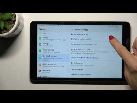 How to Delete All Licenses on HUAWEI MediaPad M5 Lite - Clear Credentials
