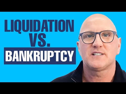 What's the difference between liquidation and bankruptcy?