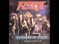 Accept-Living For Tonight Live 1985 