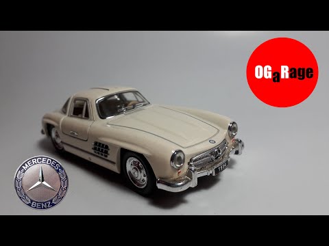 Металлическая машинка Kinsmart 1:36 «1954 Mercedes-Benz 300SL» KT5346D, инерционная / Микс