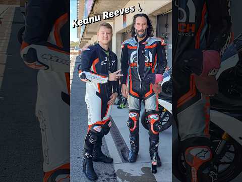 Thumbnail for Keanu Reeves At Laguna Seca Track Day! #johnwick by Motorcycle