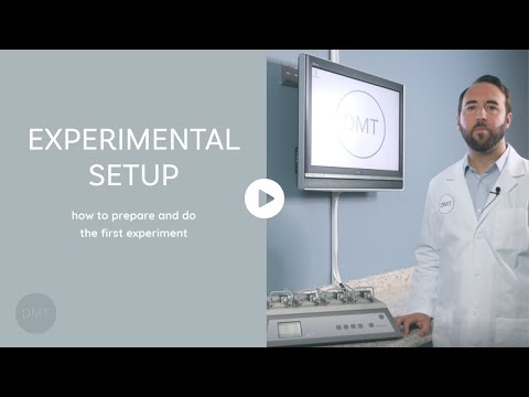 Experimental setup for DMT 620M