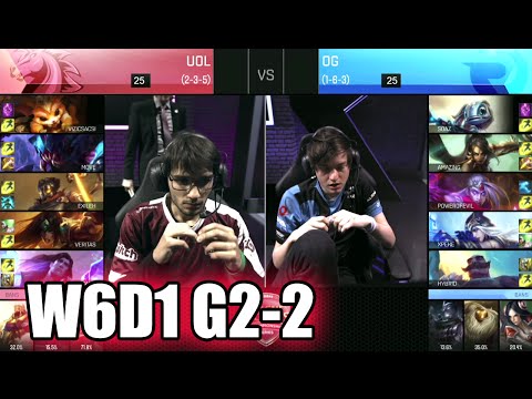 Origen vs Unicorns of Love | Game 2 S6 EU LCS Summer 2016 Week 6 Day 1 | OG vs UOL G2 W6D1 1080p