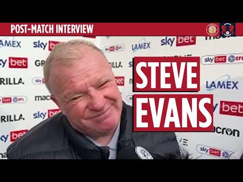 Steve Evans' reaction | Stevenage 0-1 Leyton Orient