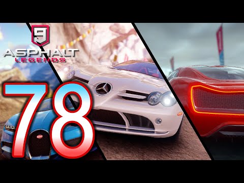 ASPHALT 9 Legends Switch Walkthrough - Part 78 - Ch5 Class S Master, American Autos, Ch3 SLR McLaren