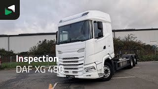 DAF XG 480 6X2 BDF Lift+Steering Axle ACC Automatic 2 tanks Euro 6 container chassis | Image 4 - Autoline