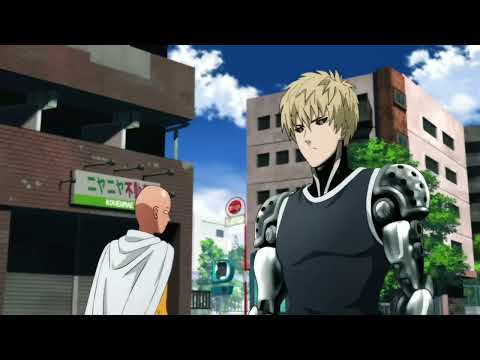 Genos y Saitama vs Sonic
