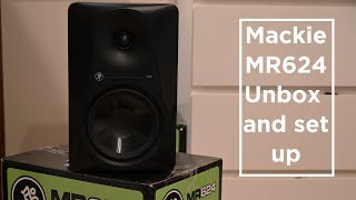 Video thumbnail for Mackie MR624 Unboxing and Setup (WOW!!) by KodeeG