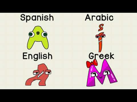 Alphabet Lore But It's Different Alphabet Spanish Arabic English Greek