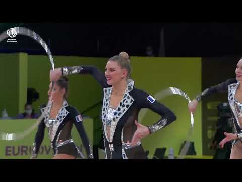 France - 2020 Rhythmic Europeans, 3 hoops 2 pairs of clubs final