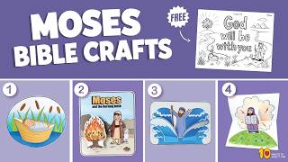 Moses - Printable Bible Crafts for Sunday School