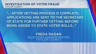 Police investigating allegations of voter fraud in Taylor County
