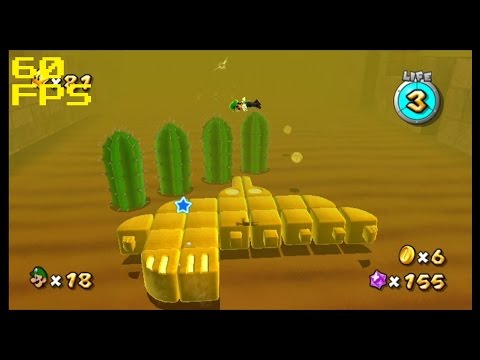 83. [60 FPS] Sailing the Sandy Seas - Slipsand Galaxy - Super Mario Galaxy 2
