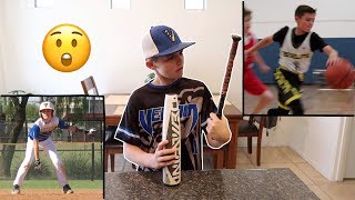 Broken Baseball Bats, Basketball, and Baseball