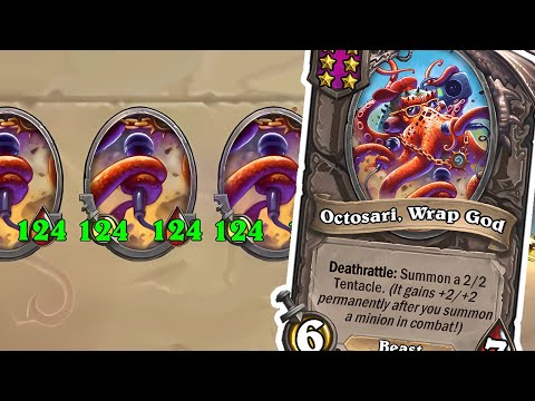 New Unit Octosari Is Busted on Its Own and With This Combo | Dogdog Hearthstone Battlegrounds
