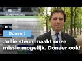 Donateurs bedankt!