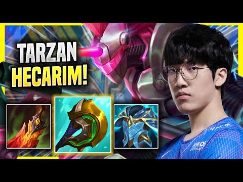 TARZAN PERFECT GAME WITH HECARIM! - LNG Tarzan Plays Hecarim JUNGLE vs Viego! | Season 2022