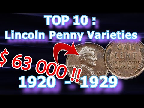 Top 10 1920's Lincoln Penny Varieties Worth Money