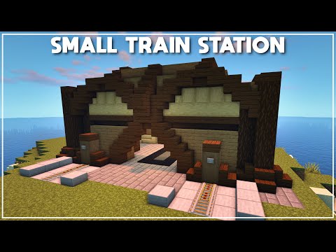 Minecraft: come costruire una piccola stazione ferroviaria [Tutorial] 2020