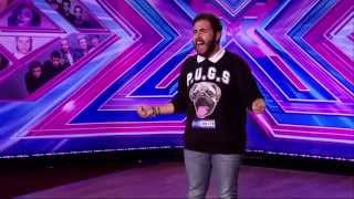 Funny P.U.G.S. Fan Andrea WOWs The Judges - Who&#39;s Loving You - The X Factor UK