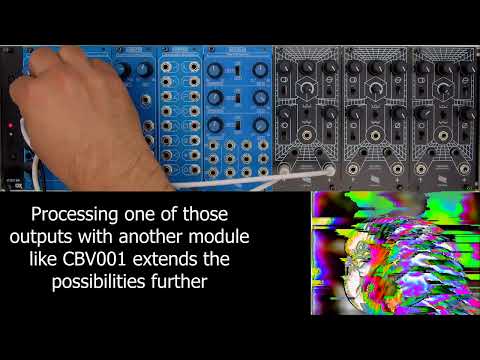 Syntonie STABLE Eurorack Video Proccessing Amplifier and Glitch Video Sync Stabilizer Module image 2