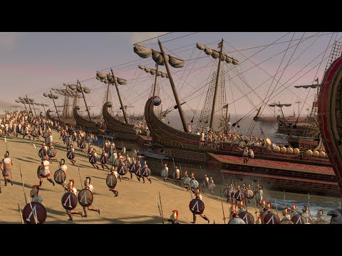 SPARTANS BEACH LANDING - Total War ROME 2