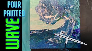 Relaxing Wave Pour Painting~ Fluid Art~Air Brush