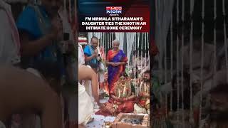 Download lagu Watch! Union Minister Nirmala Sitharaman's Daughter Gets Married In a Simple Home Wedding mp3