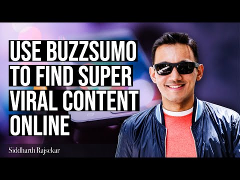 Use BUZZSUMO To Find Super Viral Content Online