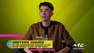 Greyson Chance on Writing &quot;Back on the Wall&quot;