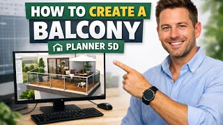 How to CREATE a BALCONY in Planner 5D (Step by Step)