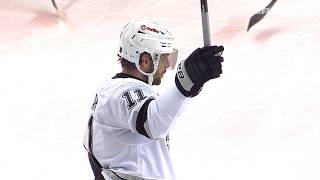 Flames fans salute Anze Kopitar in his final game in Calgary