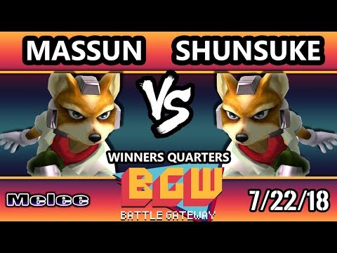 BGW21 SSBM - Massun (Fox) Vs. Shunsuke (Fox) Smash Melee Winners Quarters