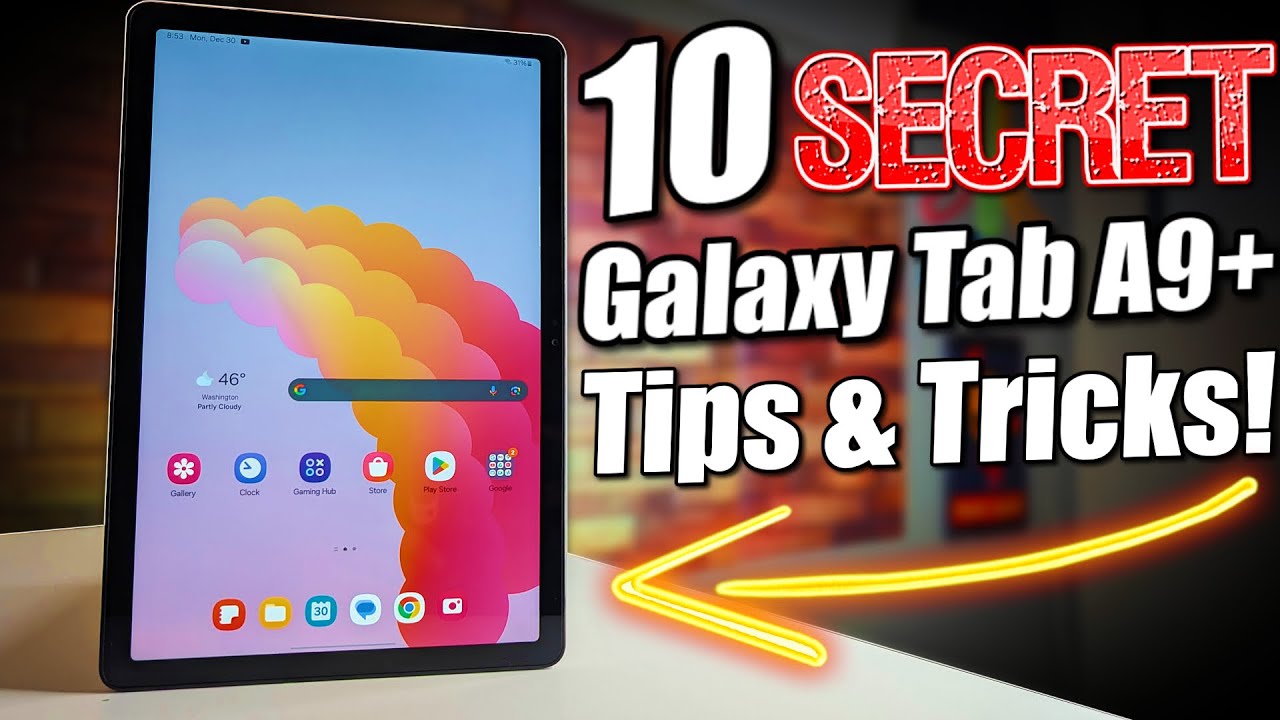 Samsung Galaxy Tab A9+ Tips & Tricks! (Hidden Features)