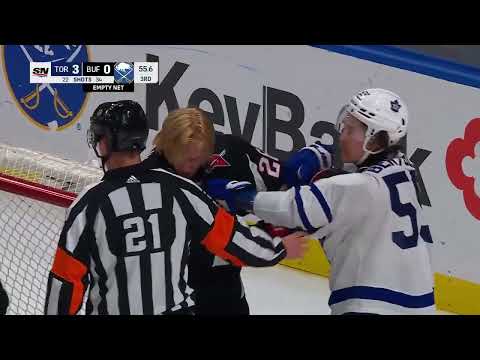 Maple Leafs vs Sabers Line Brawl