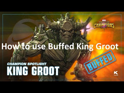 Buffed King Groot in 4 MINUTES - Marvel Contest of Champions (MCOC)