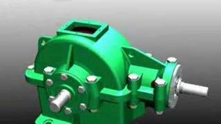 Autodesk Inventor 11 Bevel Gear (transmission box) 3D