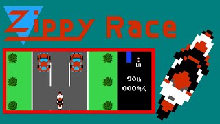 Zippy Race (Famicom, 1985) — 250cc thru 1200cc Motorcycle Session for 1 Player 🏍️⛽🛣️