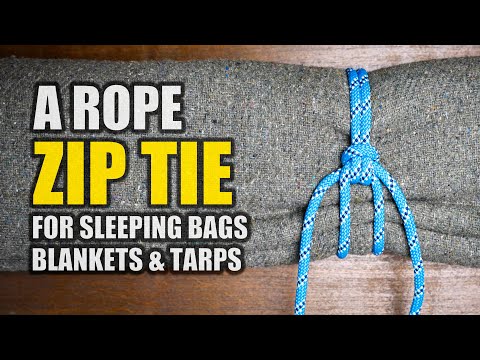 How to tie a ROPE ZIP TIE? | A Woodland Zip Tie Knot
