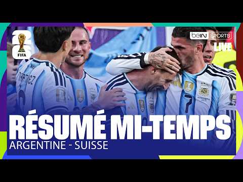 MESSI déjà DÉCISIF !  Le meilleur de la 1ere mi-temps entre l'ARGENTINE et la SUISSE !