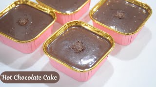 Hot Chocolate Cake | Eggless Chocolate Cake