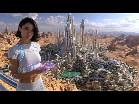 Desert Megacity 3000 🌵 The Ultimate Self Sustaining Smart City of the Future (4K)