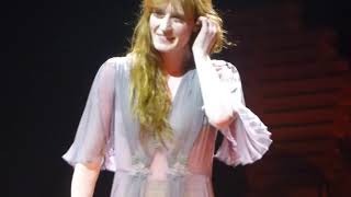 Florence talks to the crowd then performs South London Forever - Glasgow 17 11 18
