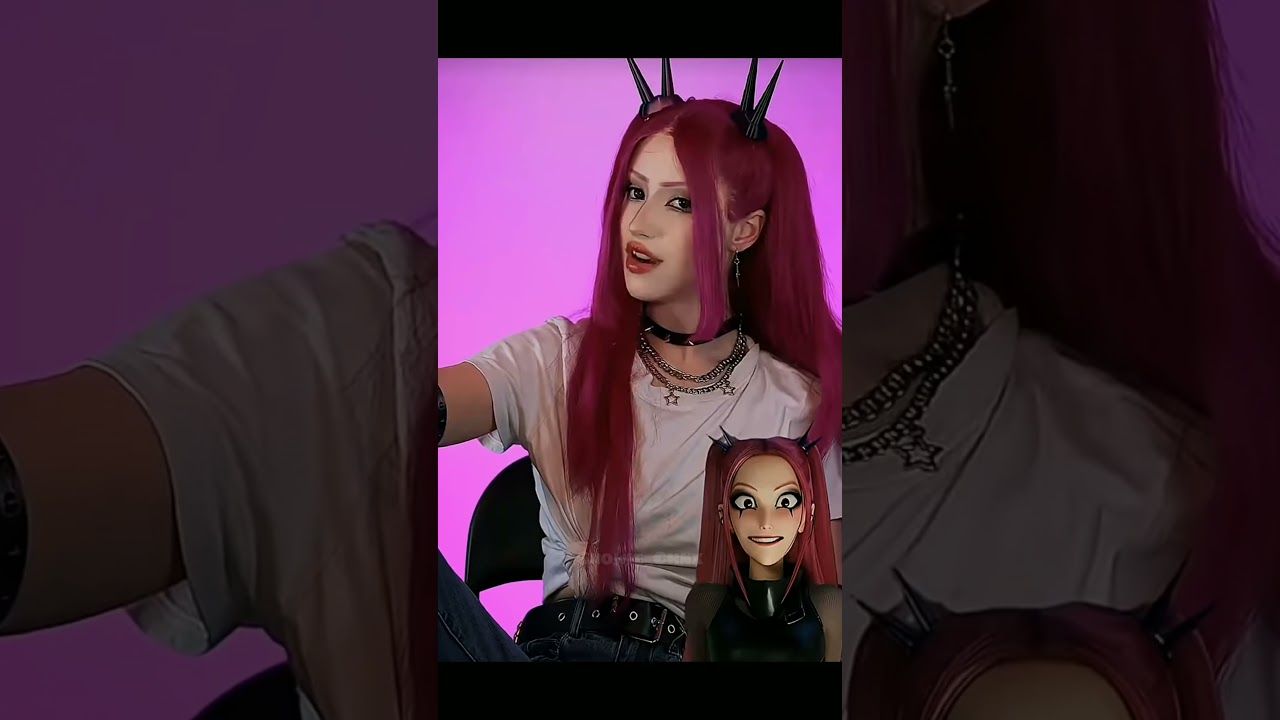 KPop demon hunters cosplay singing Golden 🎵 #kpdh #kpopdemonhunters #cosplay #rumi #jinu#Snowie_Chnx