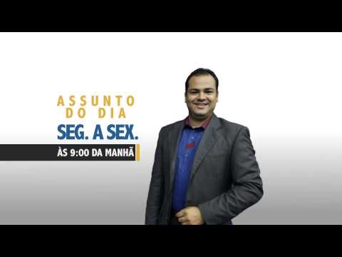Chamada do "programa Assunto do Dia" - Phelipe Cavalcante - Rede Brasil TV