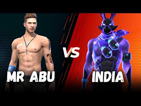 MR ABU Vs INDIAN TEAM | LIVE PC CHECK😲| PAK VS INDIA FREE FIRE