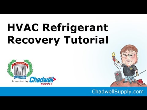 HVAC Refrigerant Recovery Process Demonstration