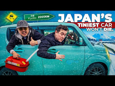 How Far Can Japan's TINIEST Car Go on a SINGLE Tank of Fuel? 🇯🇵