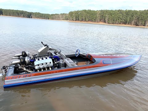 Twin Turbo Hemi Jet Boat Lake Test #2! Finnegan's Garage Ep.94