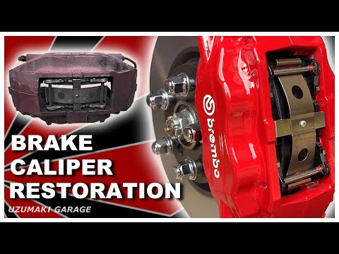 Replace Brake Seals & Paint. Restore Step by Step. Mitsubishi Lancer Evo Brembo